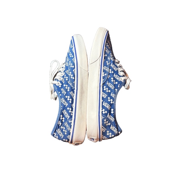 Vans Authentic Logo Repeat Blue & White Men 7/ Women 8.5 -507452- Skater, Casual - Picture 3 of 10